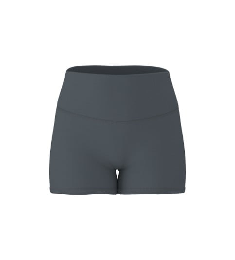 Grey booty shorts.