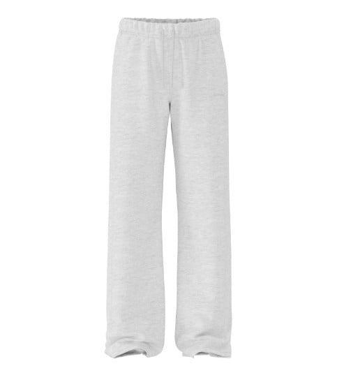 Light grey sweats.